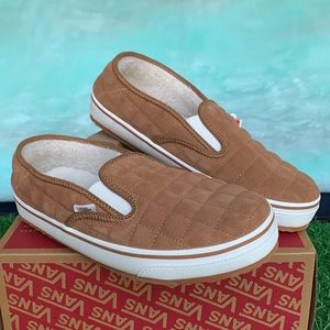 VANS SLIP ER 2 SHERPA CHIPMUNK/MARSHMALLOW WMNS